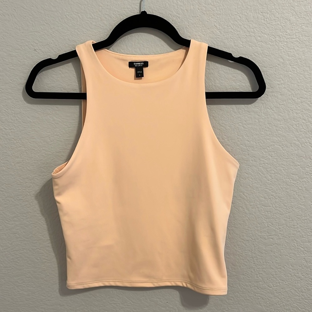 Express Pink Body Contour Crew Neck Tank - Small - Excellent Condition